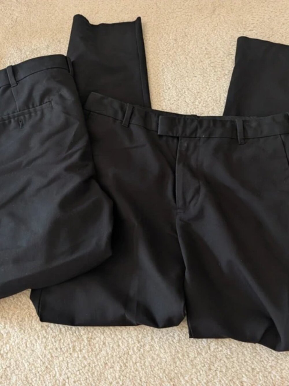 30x30 2 pair Men's straight leg van heusen dress suit pants
